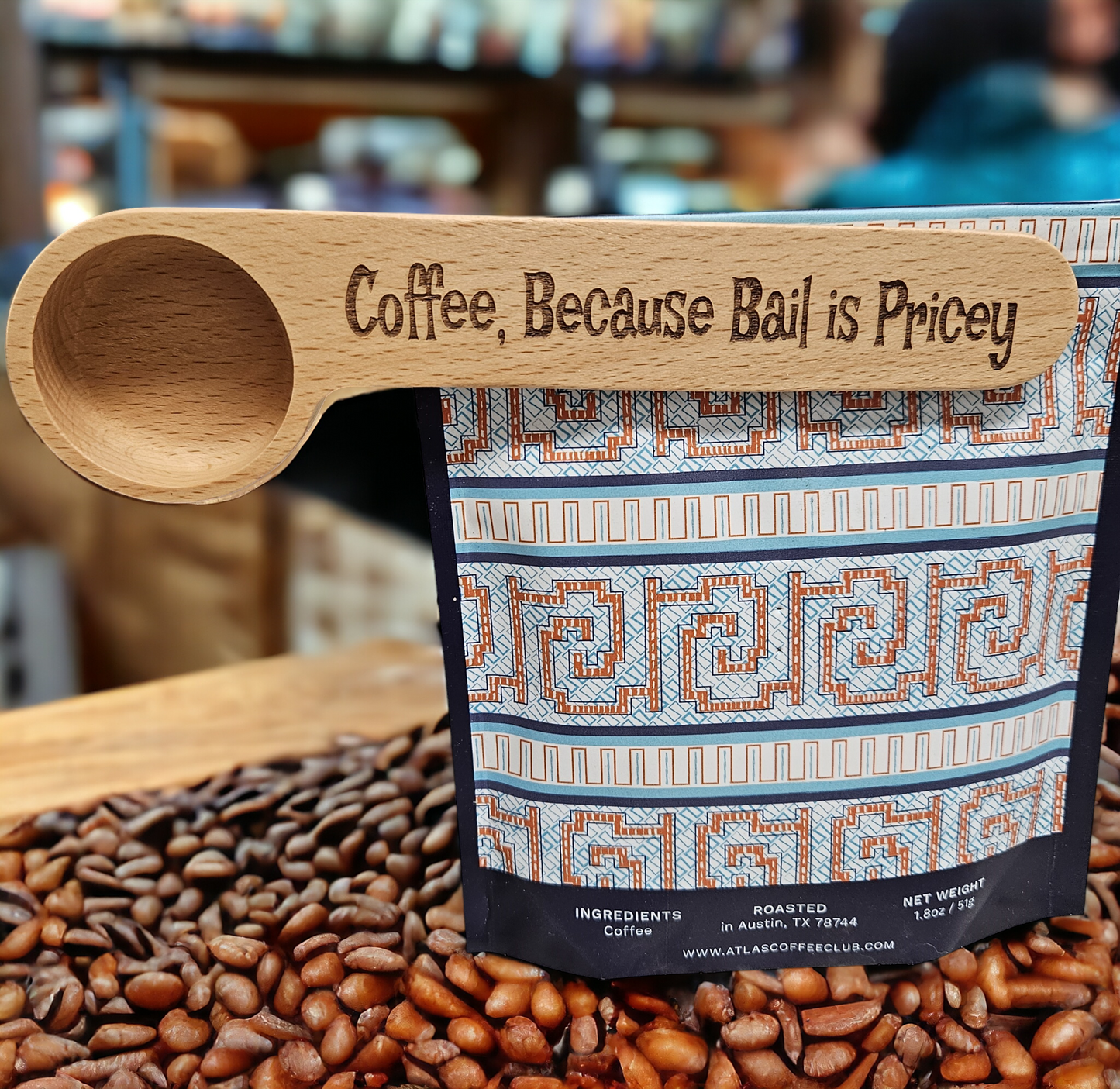 Coffee clip Coffee because bail is pricey!