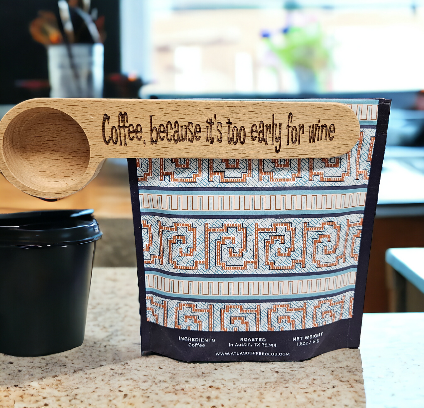 Coffee, because it is too early for Wine Clip