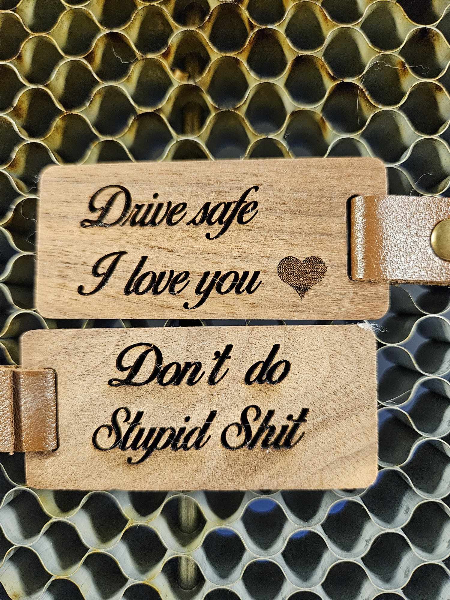 Walnut Keychains – Dragons Rose Designs