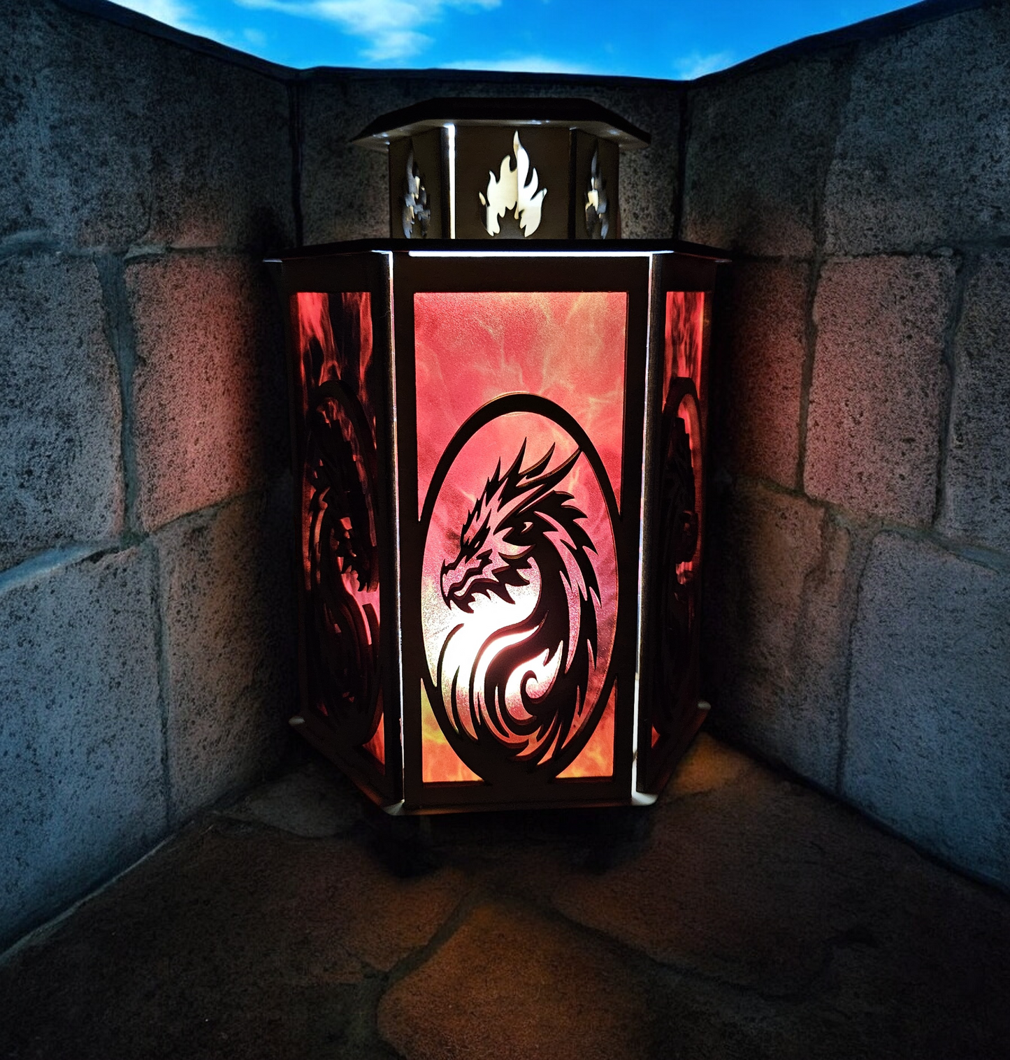 Fire Dragon Lantern