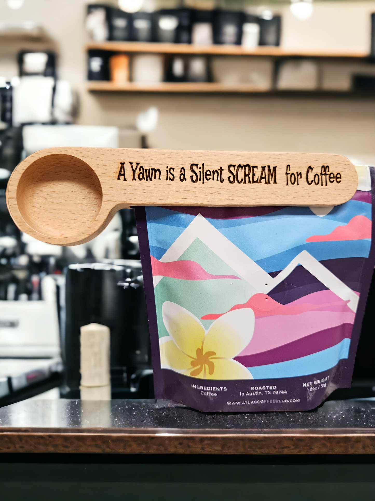 A yawn is a silent scream for coffee clip